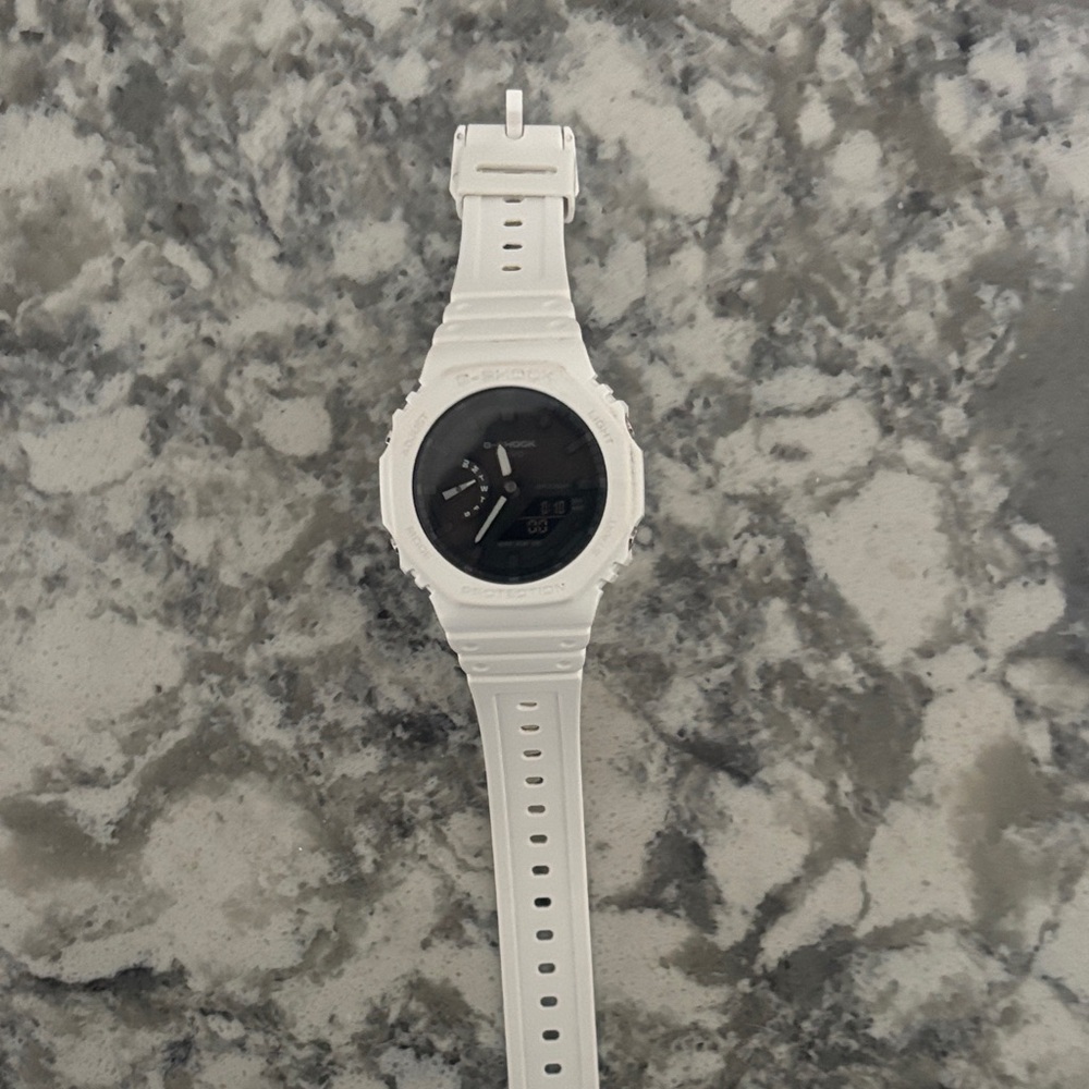 G-Shock White and Black Digital Watch